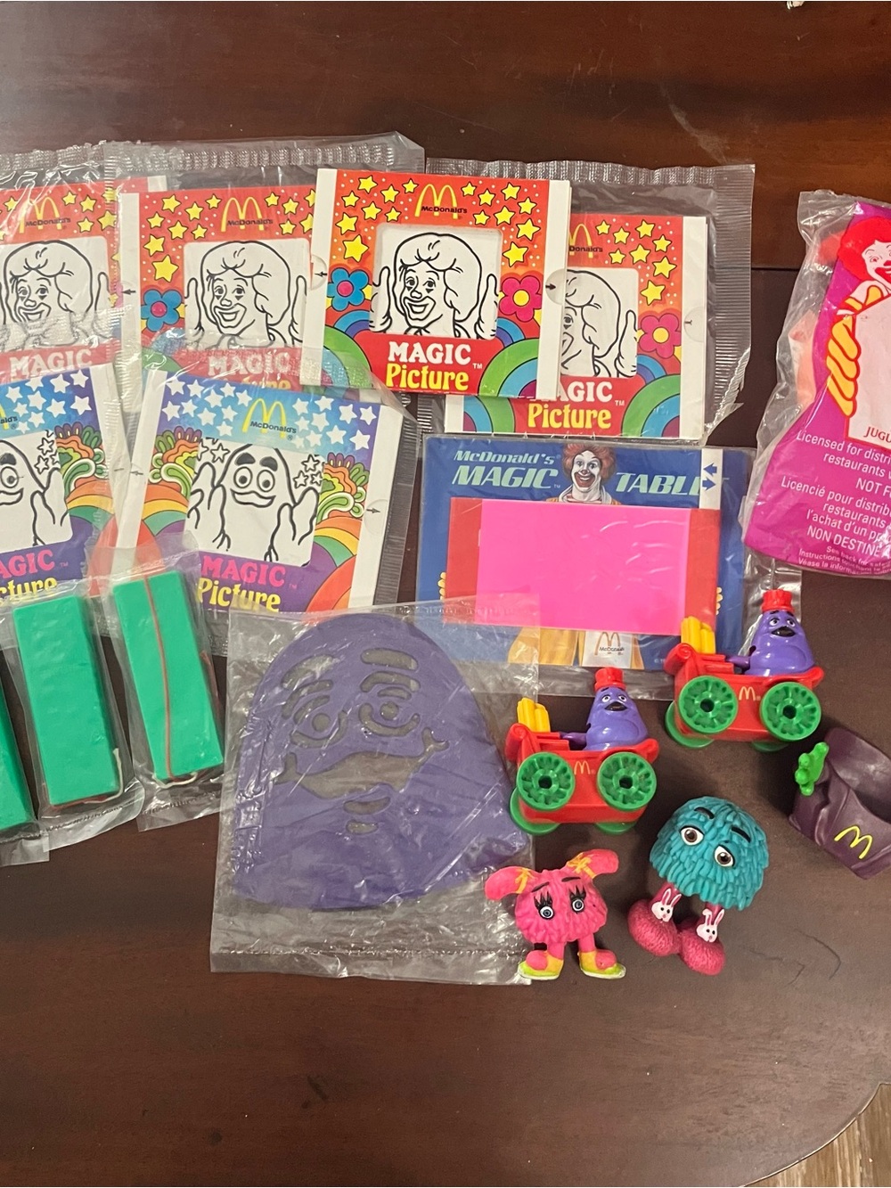 Lot of Vintage McDonald's Happy Meal Toys 1990s 2000s 1978 Canada Fun Times